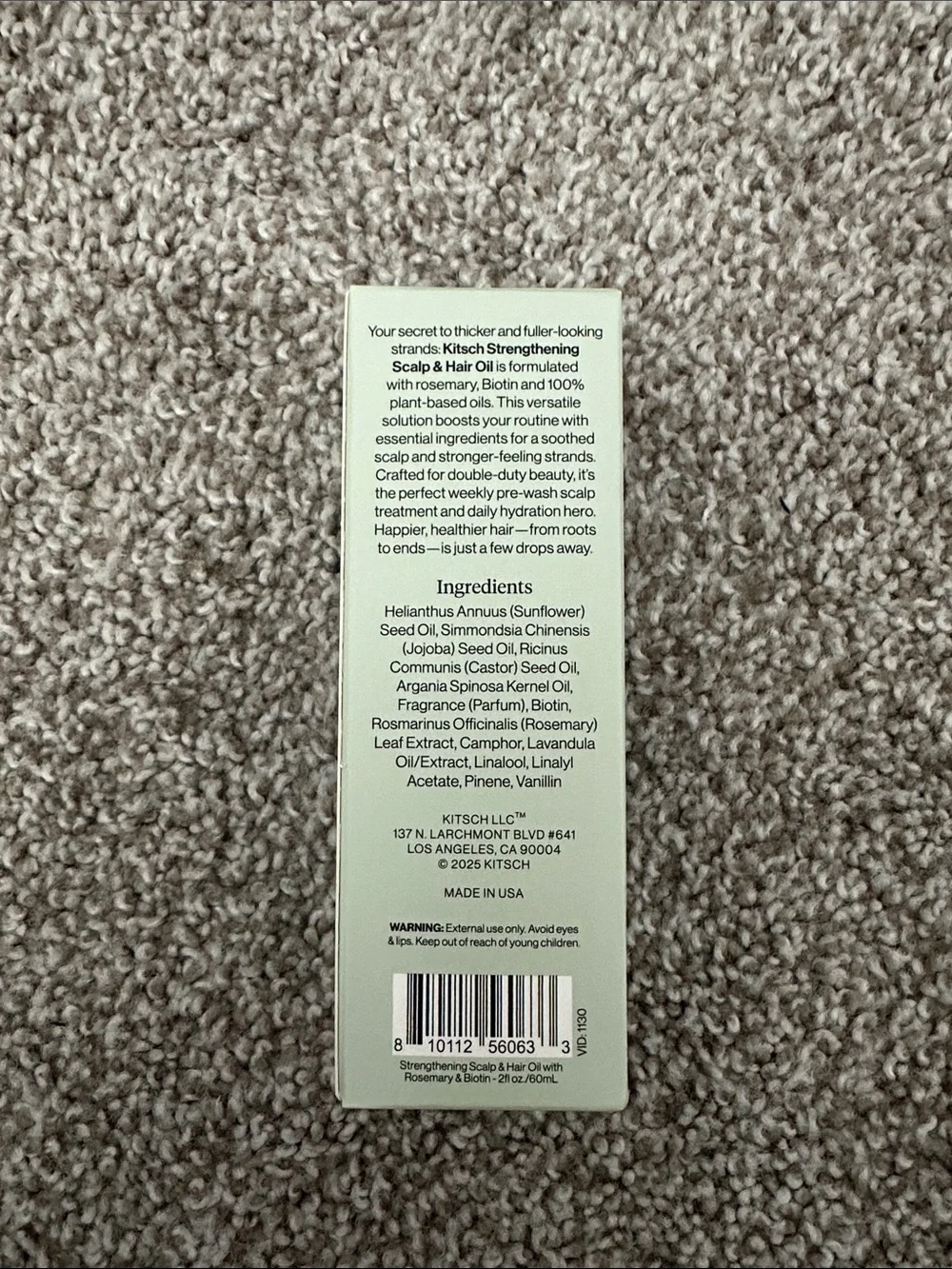 New Kitsch Strengthening Rosemary & Biotin Scalp & Hair Oil